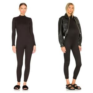 NWT Bumpsuit Gigi Jumpsuit Size XS Black Maternity Turtleneck Comfort Minimalist